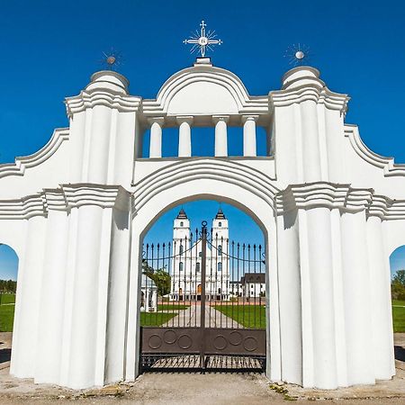 Willa Idilliska Latgaliesu Lauku Maja Ar Melno Pirti Agłona Zewnętrze zdjęcie